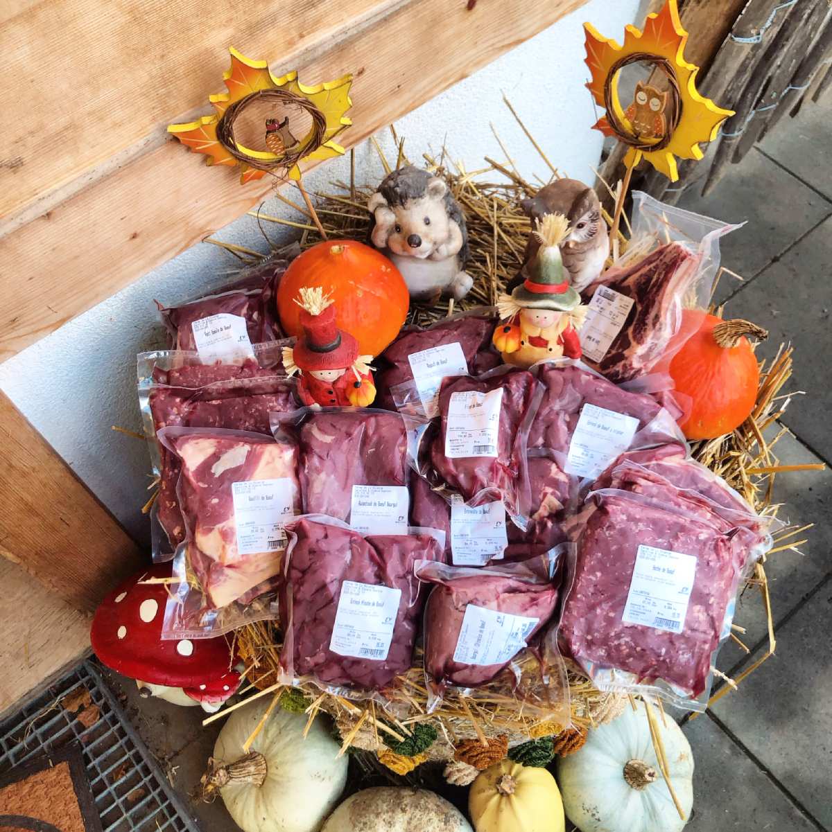 Cote tranche gendarme viande Salers