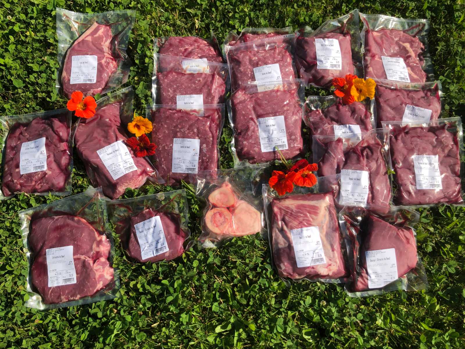 VIANDE DE BOEUF FRAÎCHE & SALAMIS DE BŒUF